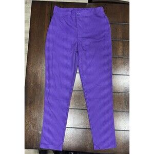 Spirit Halloween The Joker Purple Pinstripe Pants DC Comics Batman M